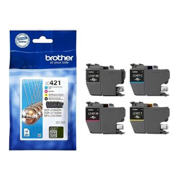 Cartucho Brother Lc421 Multipack 4  200pag