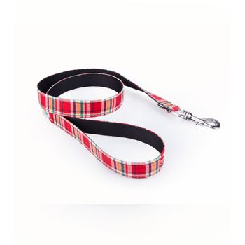 Correa Para Perros Tartán Rojo Pamppy 150 Cm