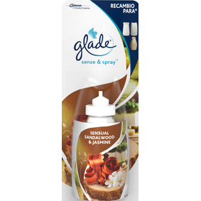 Glade Recambio Sense & Spray Sandalwood & Jasmine 18 Ml