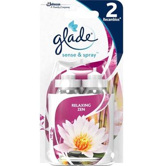 Glade Recambio Sense & Spray Relaxing Zen 2 X 18 Ml