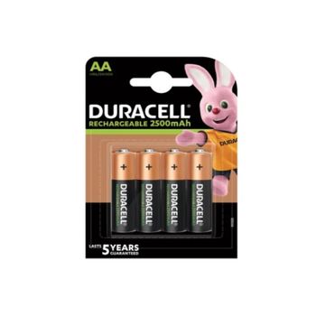 Pilas Recargables Duracell Durdllr6p4b Aa Nimh 2500 Mah (4 Pcs)