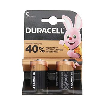 Pila Alcalina Duracell Lr14 C (2 Pcs)