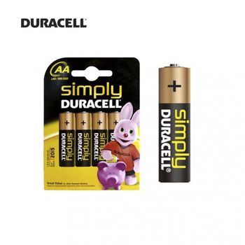 Pila Duracell Simply Lr06 Aa Blister 4 Pilas