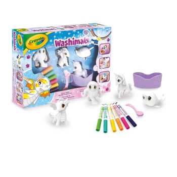 Crayola Washimals Animales Fantásticos Set4 Incluye Rotuladores