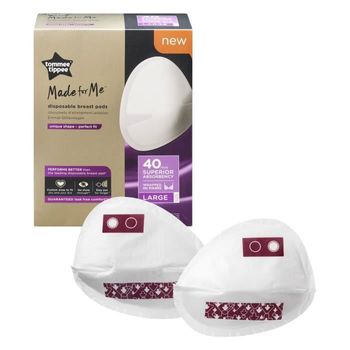 Almohadillas De Lactancia Desechables X40 Talla L Tommee Tippee