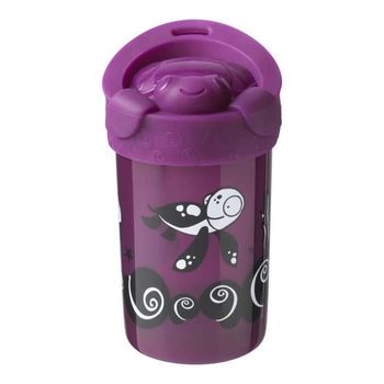 Super Taza Anticaída Con Tapa - Violeta Deco Tommee Tippee