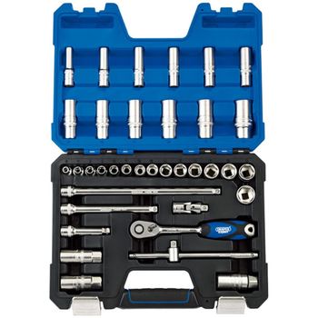 Set De Vasos Métricos Expert 3/8" 36 Piezas 16449 Draper Tools