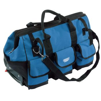 Bolsa Herramientas Con Ruedas Azul Negro 60x30x35cm 58 L Draper Tools