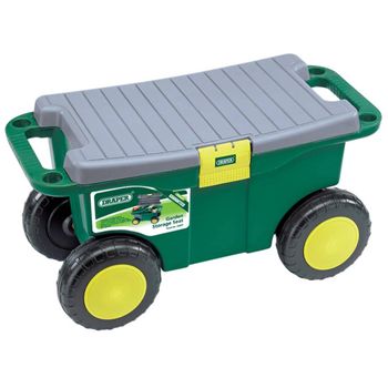 Carrito Y Asiento Jardinería 56x27,2x30,4 Cm Verde 60852 Draper Tools