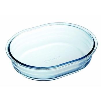 Molde Vidrio Tarta Oval 25cm. Ocusine 4936046