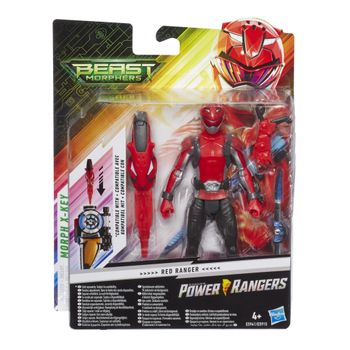 Ranger Rojo - Figura - Power Rangers Beast Morphers - 4 Años+