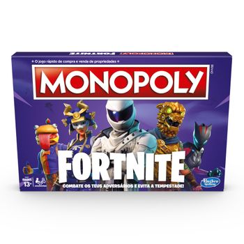 Monopoly Fortnite - Versión En Portugués - Juego De Mesa - 13 Años+