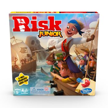 Risk Junior - Versión En Portugués - Juego De Mesa - Hasbro Gaming  - 5 Años+