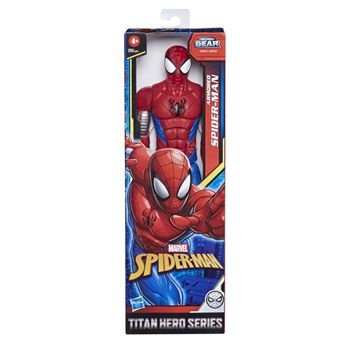 Spiderman Con Armadura - Figura - Spiderman Titan Hero Series - 4 Años+