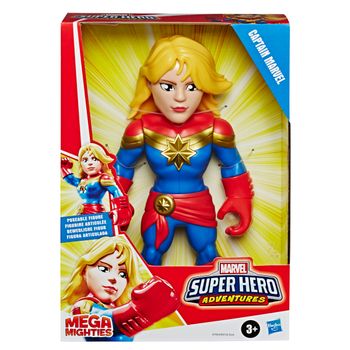 Capitana Marvel Mega Mighties - Figura - Marvel Super Hero Adventures  - 3 Años+