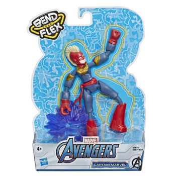 Capitana Marvel - Figura - Marvel Avengers Bend And Flex - 4 Años+