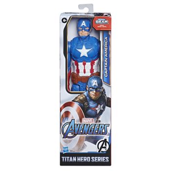 Capitán América - Figura - Marvel Avengers Titan Hero Series - 4 Años+