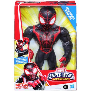 Mega Mighties Miles Morales - Figura - Marvel Super Hero Adventures  - 8 Años+