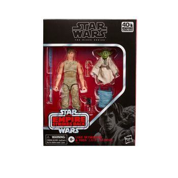 Luke Skywalker & Yoda (jedi Training) - Figura - Star Wars The Black Series - 4 Años+