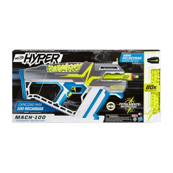 Nerf Hyper Mach-100 - Lanza Dardos - 4 Años+