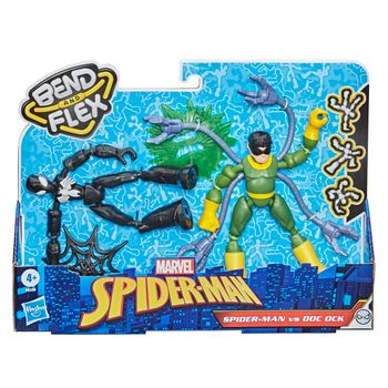 Spider-man Vs Doc Ock - Figura - Spiderman Bend And Flex - 4 Años+