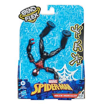 Miles Morales - Figura - Spiderman Bend And Flex - 4 Años+