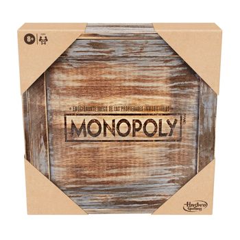 Juego Monopoly: Rustic Series Edition - Versión Español - Juego De Mesa - 8 Años+