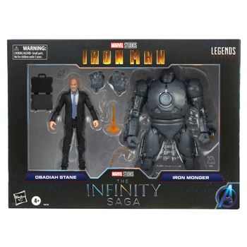 Set 2 Figuras Obadiah Stane Y Iron Monger Iron Man The Infin En Preventa (salida 20/08/202