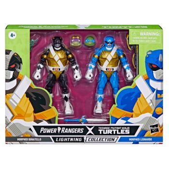 Set Figuras Donatello Y Leonardo Power Rangers Tortugas Ninja