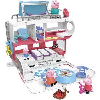 Autocaravana Familiar Con 4 Figuras Peppa Pig's Adventures Hasbro