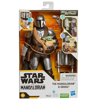 Star Wars - Galactic Action - The Mandalorian & Grogu - Figuras Electrónicas Interactivas