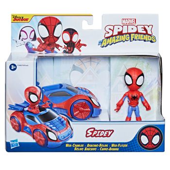 Marvel Spidey And His Amazing Friends - Spidey Con Bólido Arácnido - Figura - Spidey And H