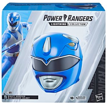 Power Rangers Lightning Collection - Casco De Coleccionista Premium Del Ranger Azul - Figu