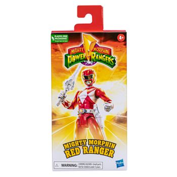 Power Rangers Mighty Morphin - Ranger Rojo - Figura - Power Rangers  - 4 Años+