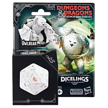 Dungeons & Dragons Honor Entre Ladrones - Dicelings White Owlbear - Figura - Dungeons & Dr