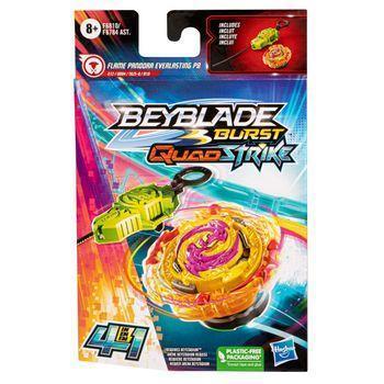 Beyblade Burst Quadstrike, Kit Inicial Con Top Flame Pandora Everlasting P8 - Peonza - Bey