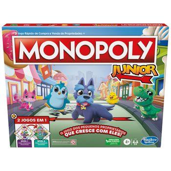 Monopoly Junior - Versión Portugués - Juego De Mesa - 4 Años+