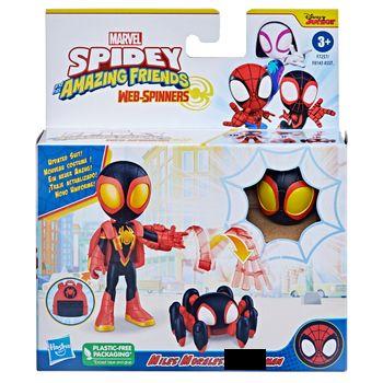 Marvel Spidey And His Amazing Friends - Web-spinners - Figura De Miles Morales Spider-man