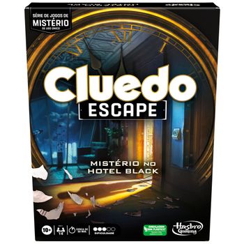 Cluedo Escape: Misterio En El Hotel Black - Versión En Portugués - Juego De Mesa - Cluedo