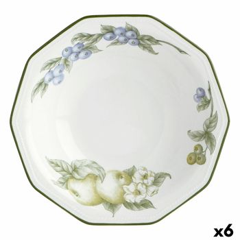 Plato Llano Queen´s By Churchill Assam Floral Cerámica Loza Ø 27 Cm (6  Unidades) con Ofertas en Carrefour