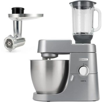 Kenwood Kvl4170s Chef Xl 6.7l Blender Pastry Robot + Metal Chopper - Color Plateado