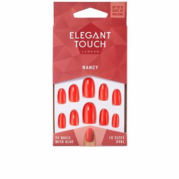 Uñas Postizas Elegant Touch Polished Colour Ovalada Nancy (24 Uds)