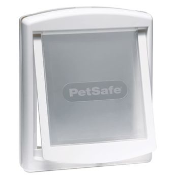 Puerta Mascotas 2 Posiciones 740 Mediana 26,7x22,8 Blanca 5020 Petsafe