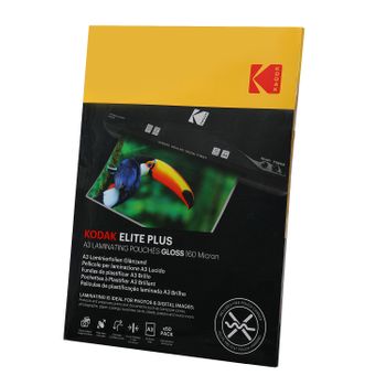 Kodak Kd-lma3-pk50a - Bolsas De Plastificación A3, 125 Micras, Paquete De 50