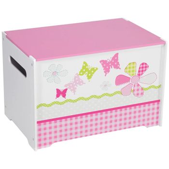 Caja Para Juguetes Retales 60x39x39 Cm Rosa Worl230004 Worlds Apart