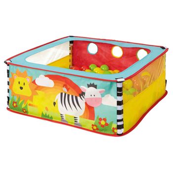 Piscina De Bolas 90x30cm/200 Bolas Terciopelo Y Pana Azul Marino:  Blancas/azul Bebé/transparente Meowbaby con Ofertas en Carrefour