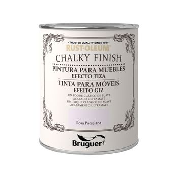 Pintura A La Tiza Bruguer Rust-oleum Chalky Finish Rosa Porcelana 750ml