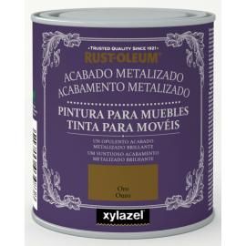 Pintura Metalizada Muebles Xylazel Plata 500 Ml