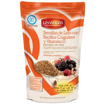 Semillas De Lino Molidas Probióticas Con Vitamina D Linwoods 200 G