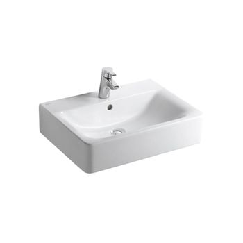 Ideal Standard Connect Lavabo Suspendido Cúbico Porcelana Color Blanco 50 Cm